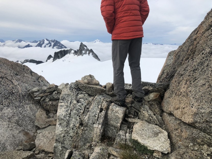 rain pants - along with the number of layers a given fabric has the next biggest...