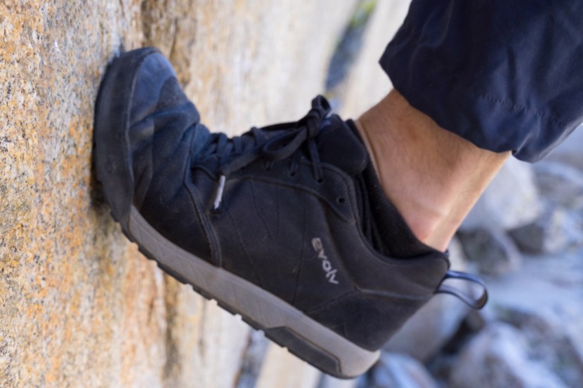 evolv rebel - never fear, trust the smear! evolv's sticky rubber provides plenty...