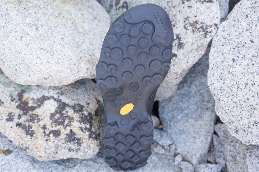 la sportiva tx4 - these fat lugs have great traction on dirt and mud.