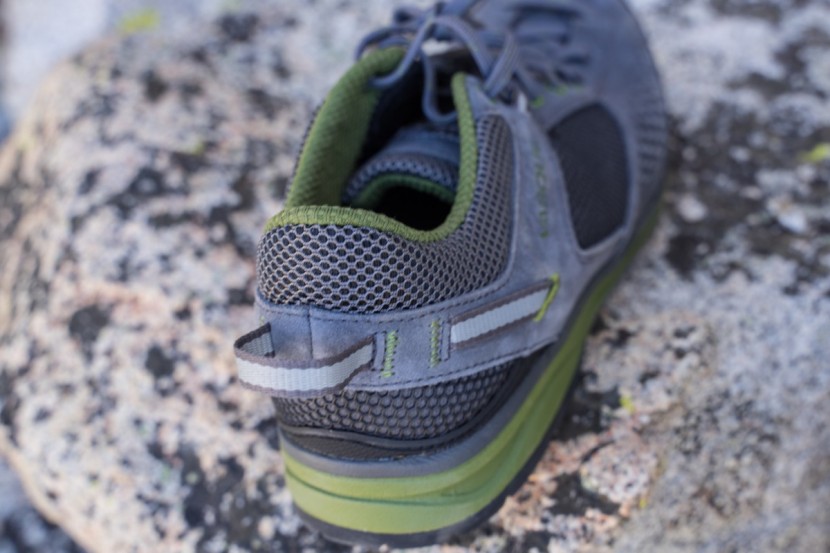 vasque grand traverse - the pull tab makes for an easy access clip-in point.