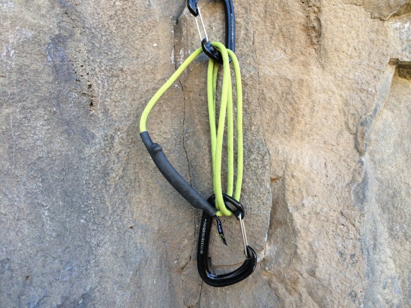 edelrid aramid cord sling - sometimes when making an alpine quickdraw with this sling the large...