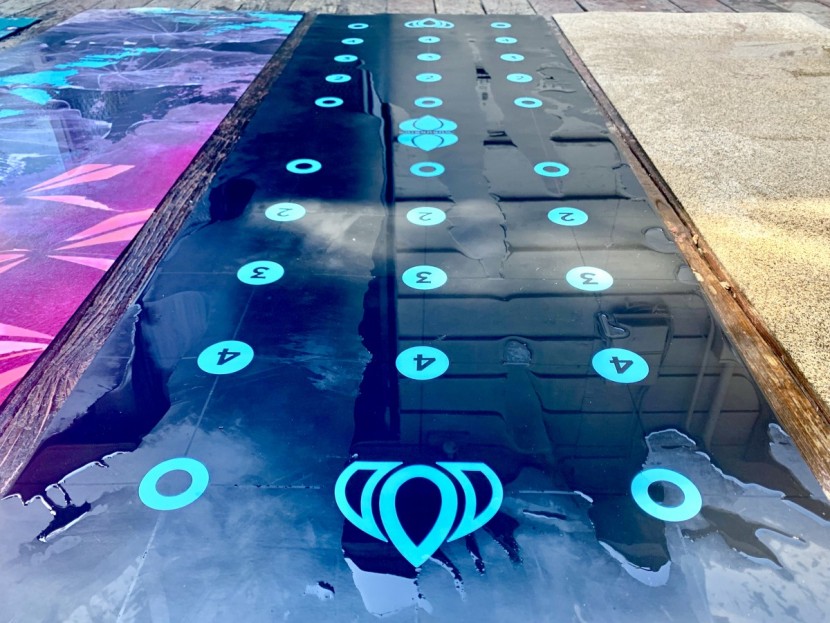 yoga mat - water on closed-cell mats puddles and is easy to wipe away. you can...