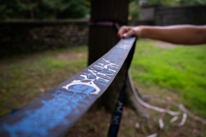 slackline - two-inch ratchet based slacklines have become the standard...