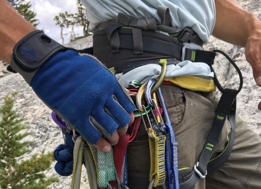 climbing glove - half-finger options don't provide the same amount of protection but...