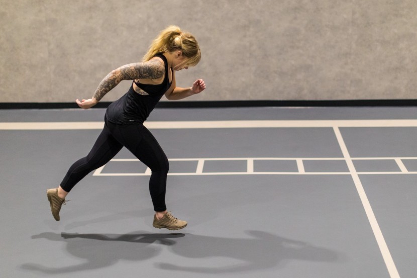 inov-8 f-lite 195 for women - this shoe felt light and fast during our running. just the right...