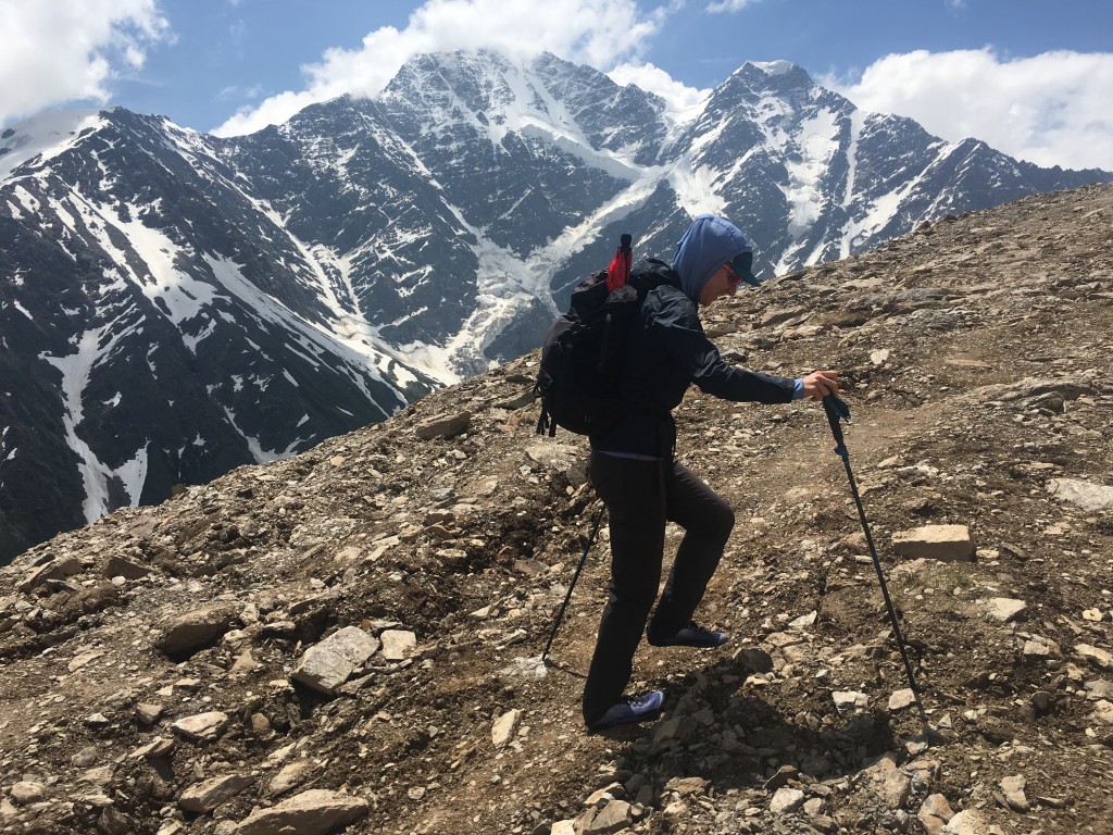 merrell vapor glove 4 for women - taking a hike on the russian-georgian border wearing the merrell...