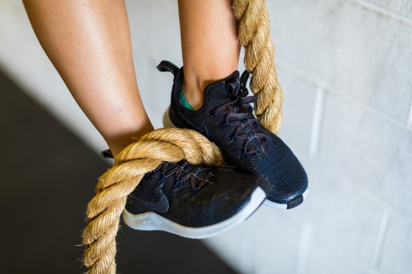 the free tr 8 didn't grip like we wanted it to during rope climbs...