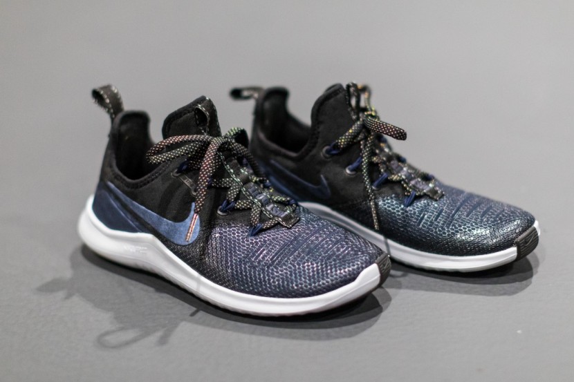 nike free tr 8 for women - the double layered metallic mesh is flexible, lightweight, and...