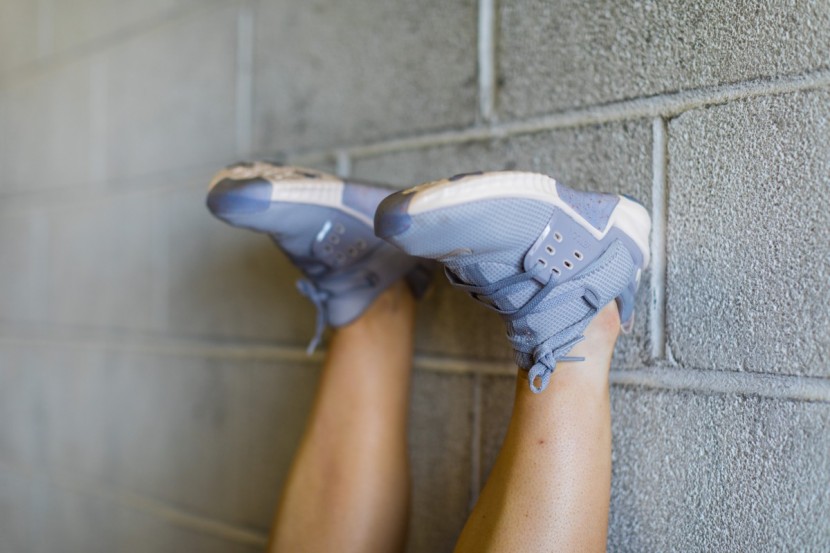 the slick sole that hindered us during rope climbs helped our feet...