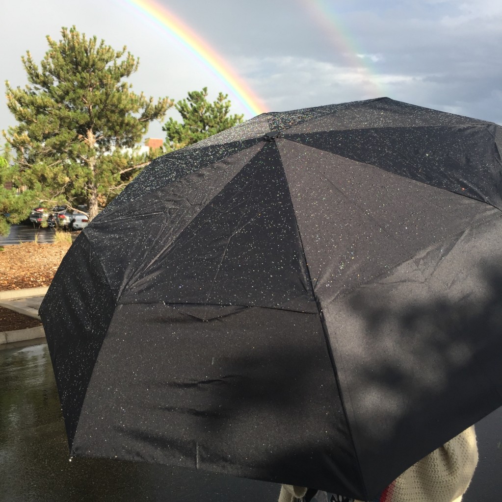 amazon basics automatic travel - water beaded beautifully and with the added wind vents, the worry...