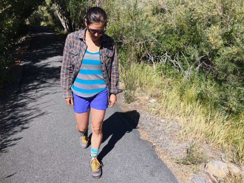 arc'teryx creston for women - the blue color we tested is fun and the material moves well with the...