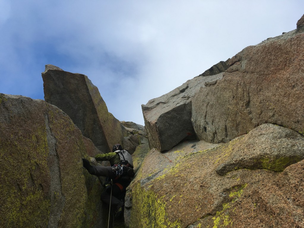 black diamond bullet - andy was not held back by the bullet on this thrutchy lead.