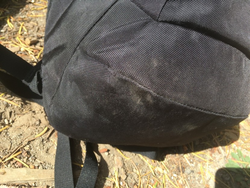 patagonia linked pack 18l - the two panels in the center of this photo are reinforced with a...