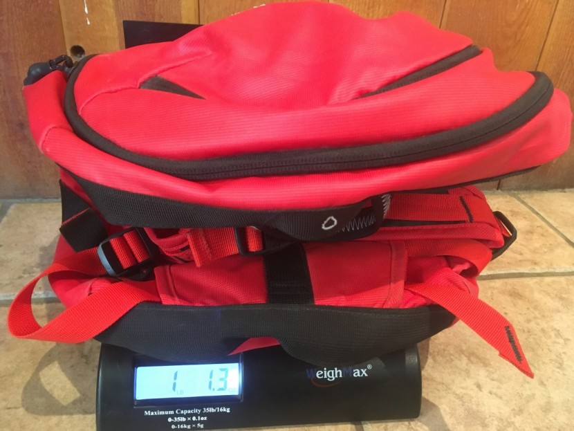 the north face route rocket - weighing in.