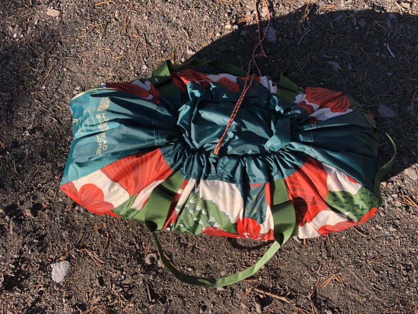 the north face homestead super dome 4 - the homestead super dome, ready to travel.