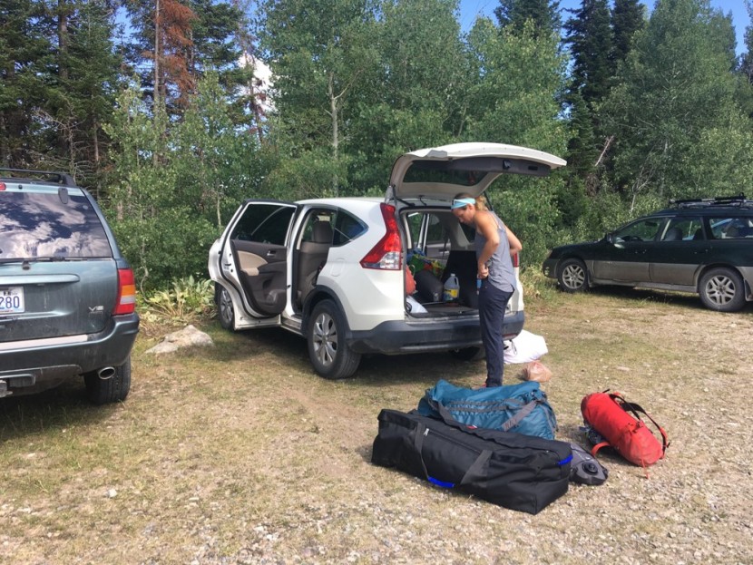 wild things gear mule - side by side testing of duffels. the mule alongside the granite gear...