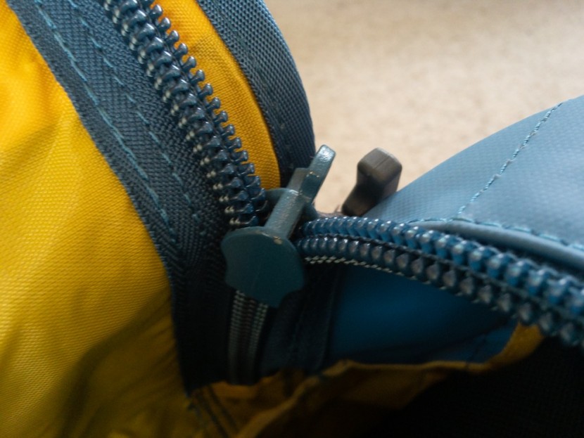 sea to summit duffel - we've never seen a double zipper configuration like this. having...