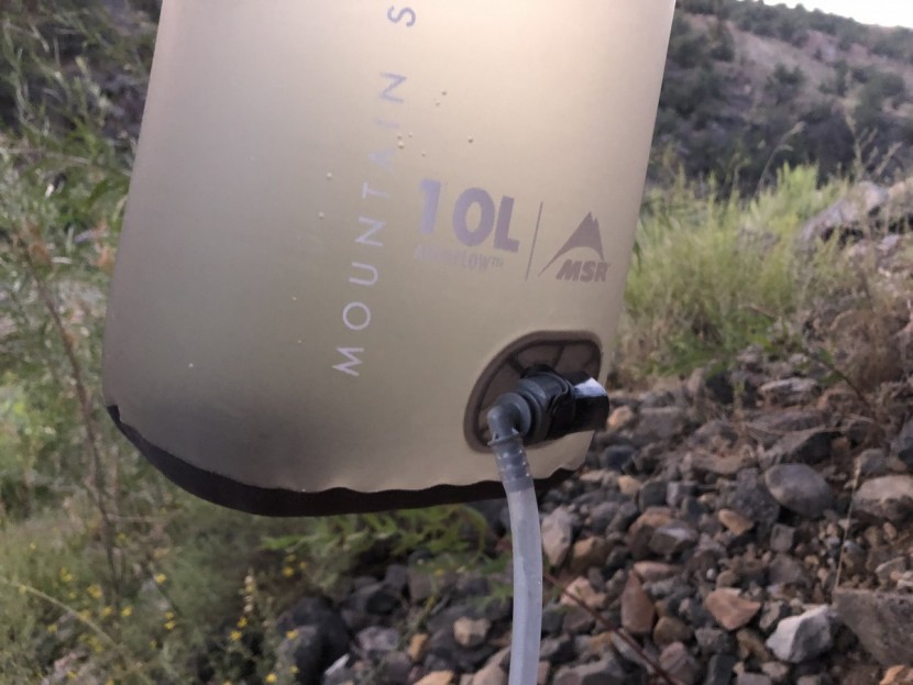 this burly bag can hold 22lbs of water. it also has a...