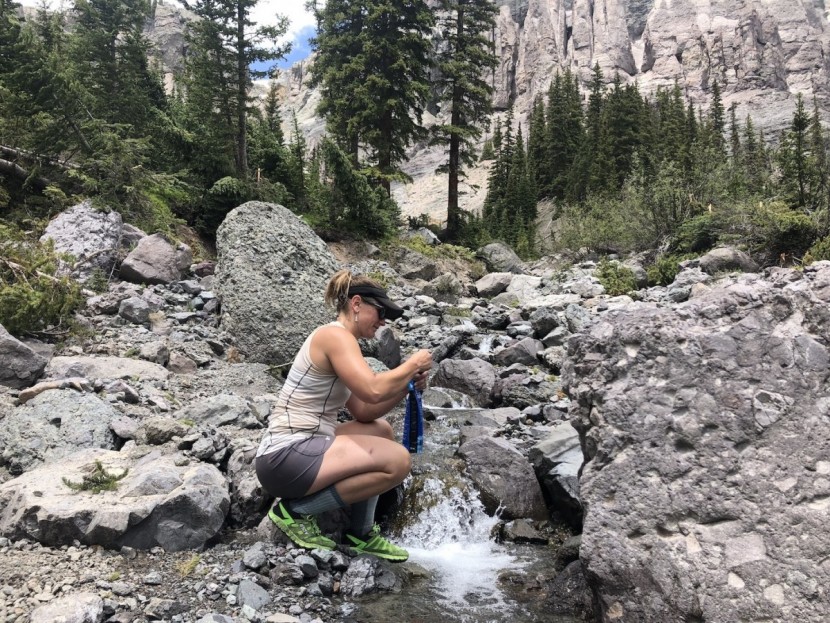 sawyer micro squeeze - take a drink anywhere you go.