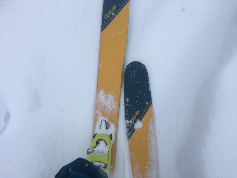 dps tour1 wailer 112 rp2 - breaking trail into a way deep day in grand teton national park. the...