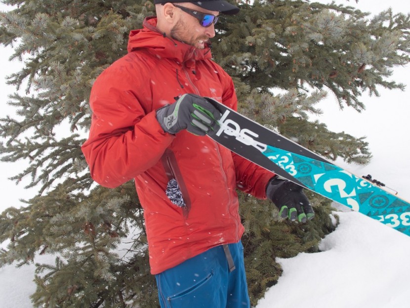 dps tour1 wailer 112 rp2 - big skis take big skins. make your choice wisely. here we made sure...