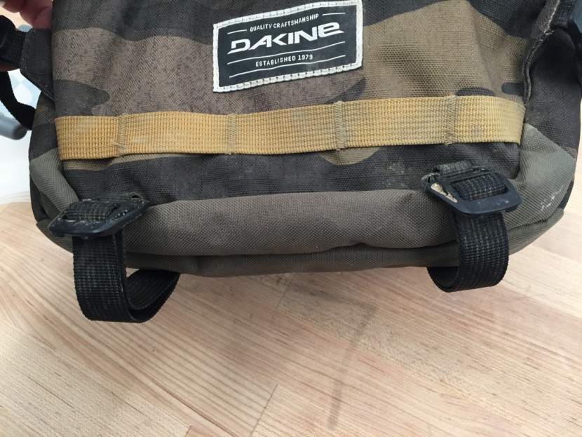 dakine hot laps 5l - the straps on the bottom of the hot laps can be used to secure...