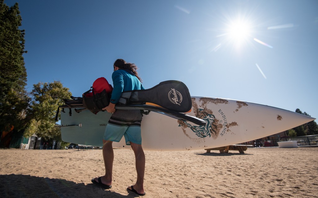 sup paddle - the shaft of the paddle can be the difference between transferring...