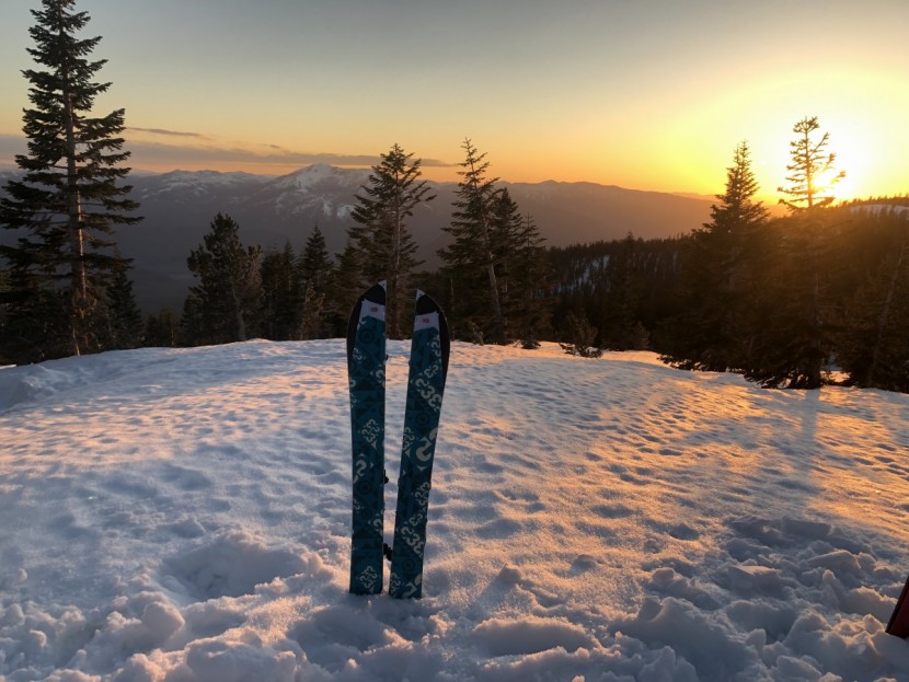 g3 splitboard+ glide - skins can bring you to awesome places.