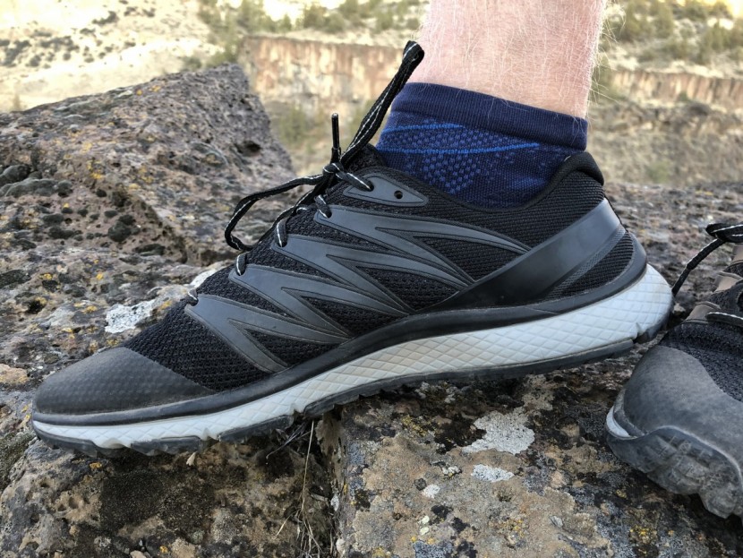 merrell bare access xtr - shown here in side profile, you can see the small amount of...