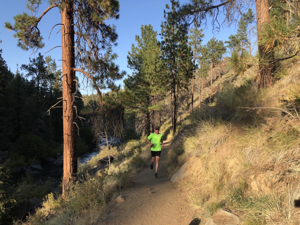 merrell bare access xtr - enjoying the buttery single track next to a river in the high desert...