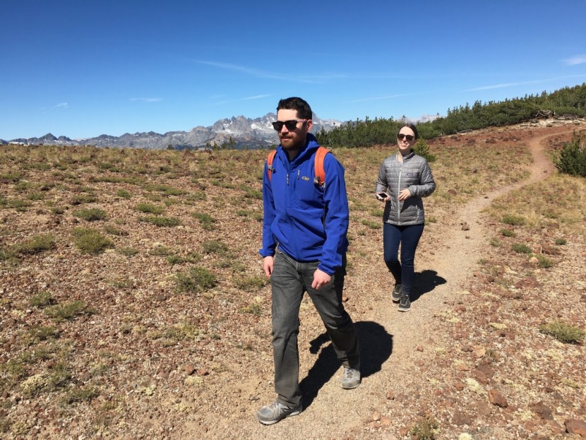 outdoor research ferrosi grid - out on a hike, the ferrosi grid breathes well