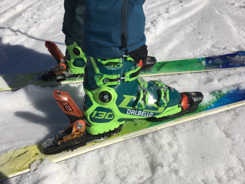 dalbello ds 130 - this medium volume foot felt comfortable enough to ski all day, even...