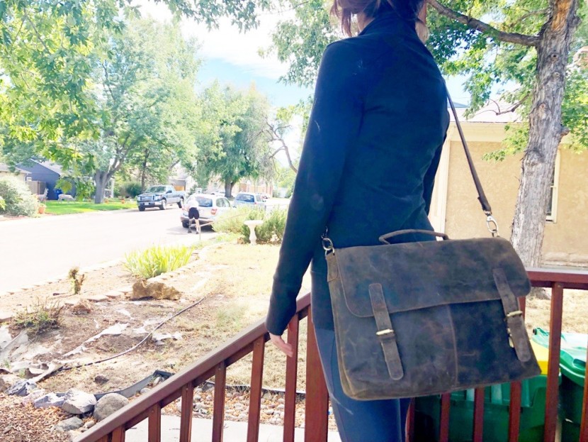 messenger bag - if you don't need technical features meant for cycling or inclement...