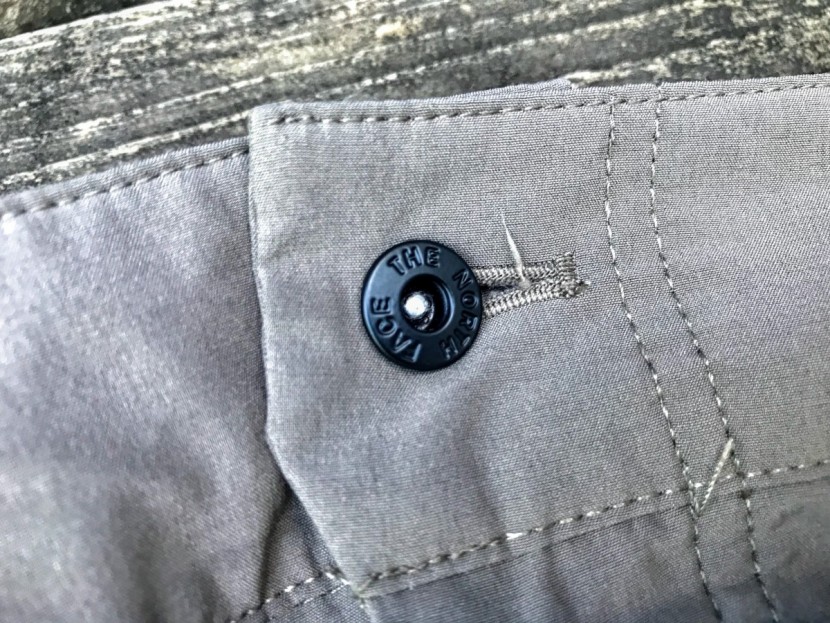 the north face paramount active short - the simple button closure is truly representative of the simplicity...