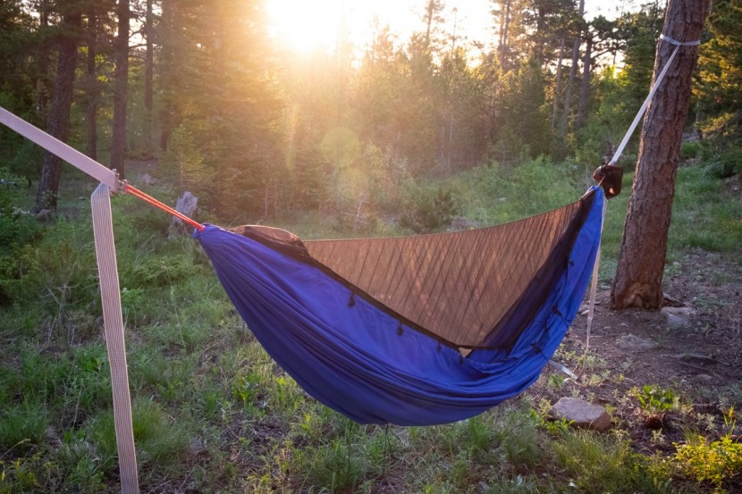 hammock - as evening comes on and the skeeters start swarming, you'll be happy...