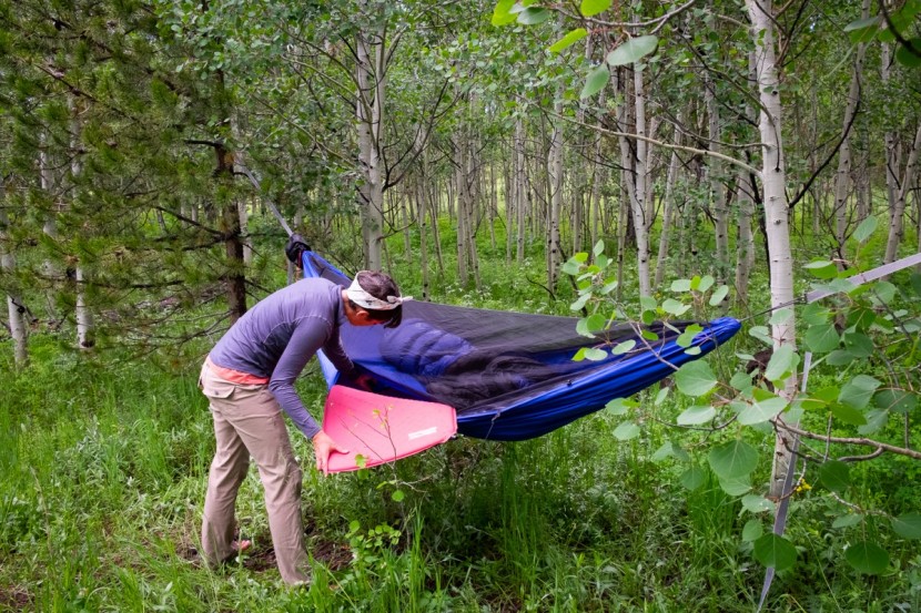 dutchware chameleon - if you don't have an underquilt, a double layer hammock like the...