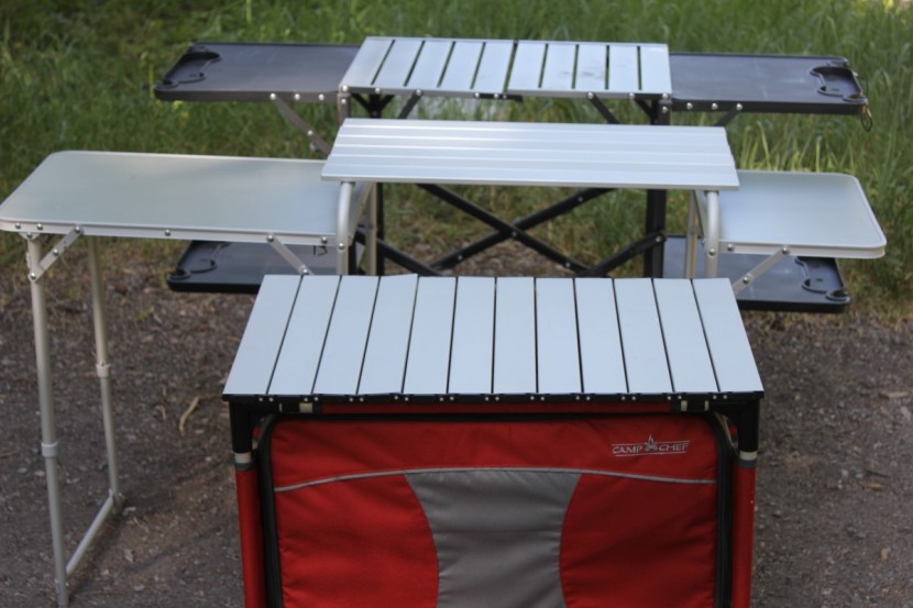 camping table - there are many fabrics and metals that make up each camp table...