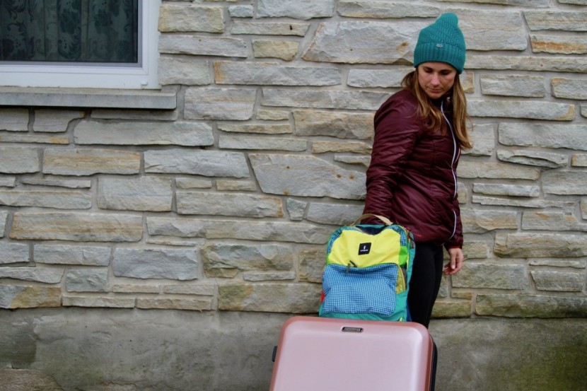 american tourister moonlight spinner 28 - here we take our award winner laptop backpack for a ride on our...