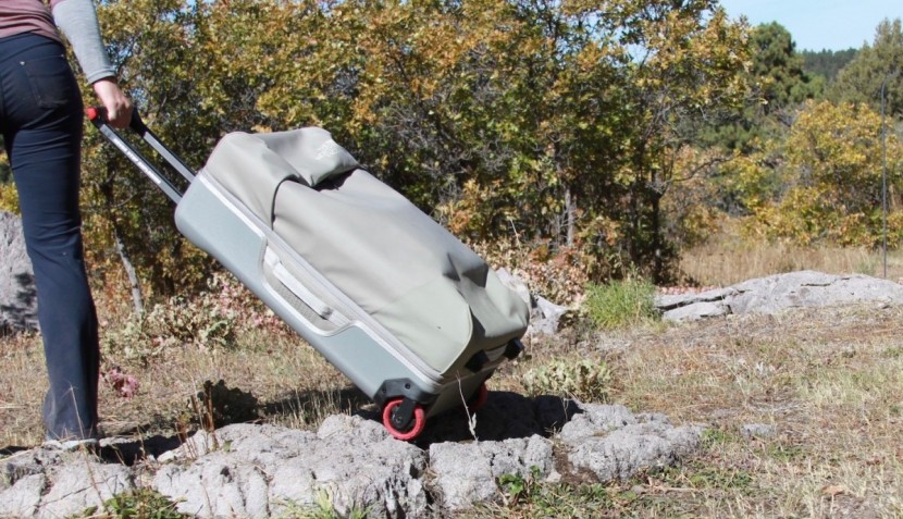 the north face stratoliner 75 - testing the capabilities of the stratoliner over hard, rocky areas.