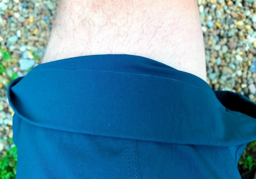 arc'teryx palisade short - the leg seams are sealed and incredibly low-profile, which reduces...