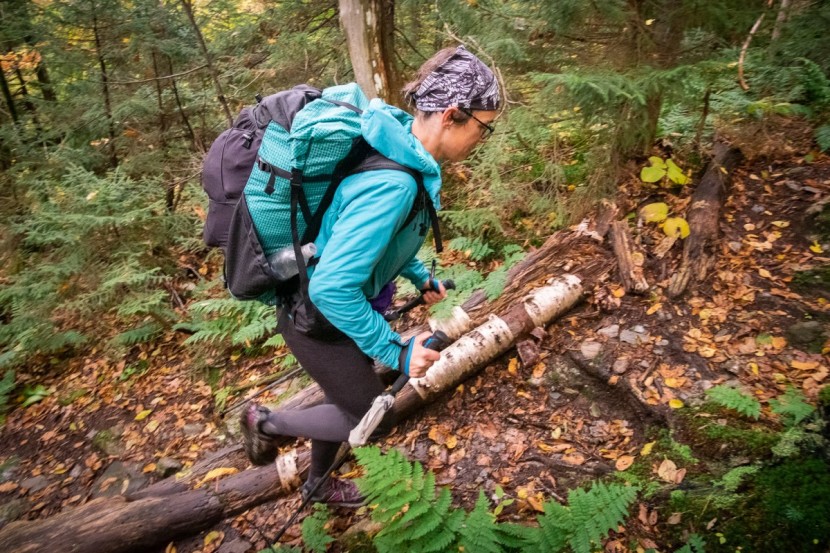 ultralight adventure equipment circuit - fall weather means a wide temperature range and beautiful hiking...