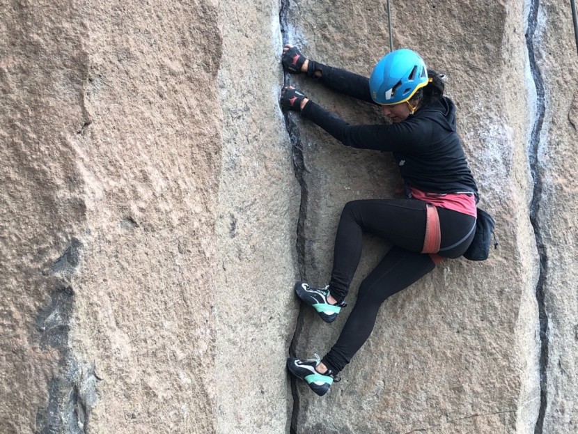 climbing helmet - the singing rock penta is a very affordable and lightweight foam...