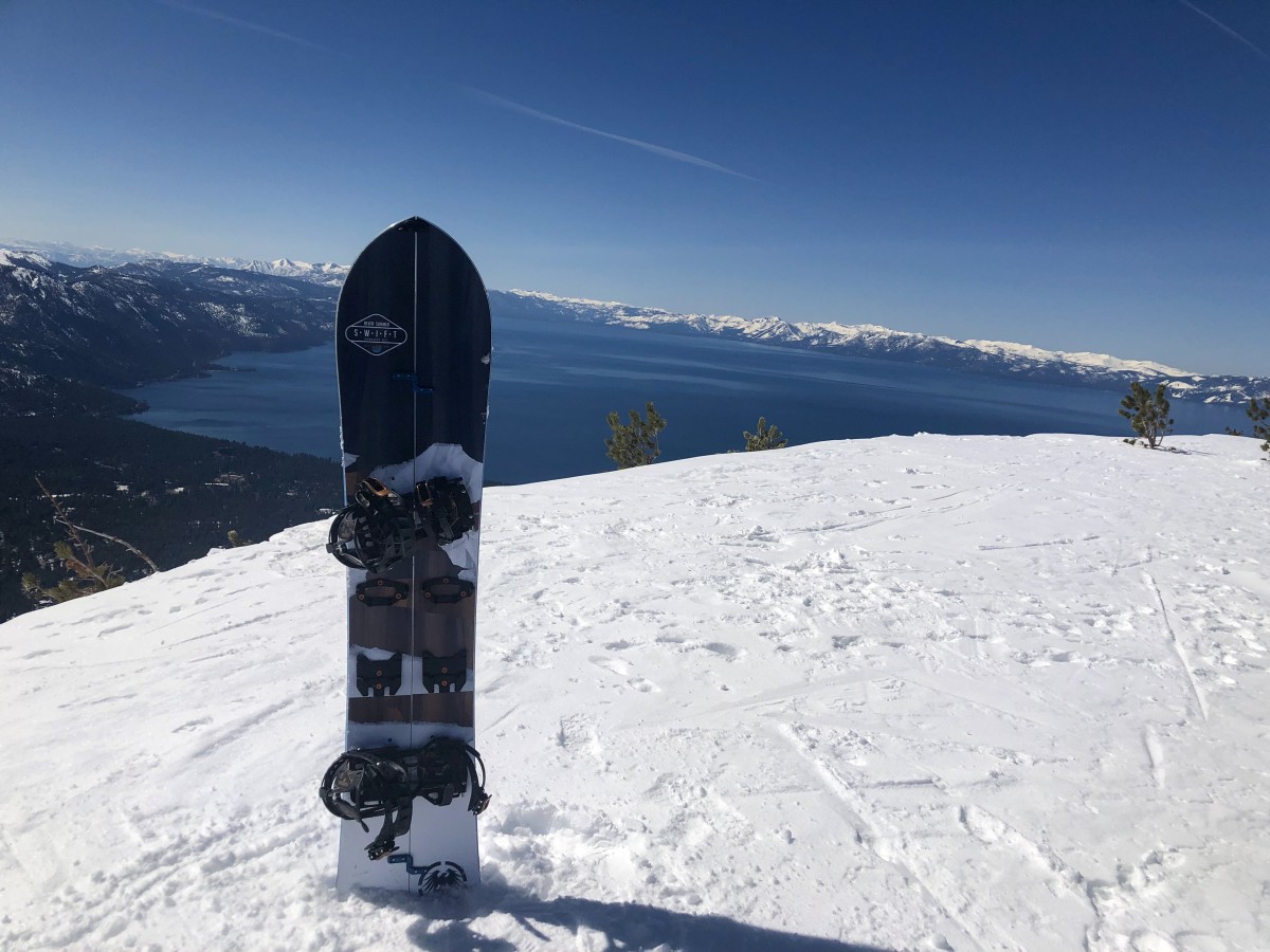 Never Summer Swift Splitboard Review (The Swift thrives on the downhill.)
