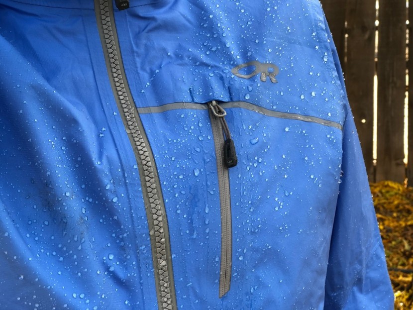 outdoor research interstellar for women - when fresh, this jacket is impressively waterproof. however, its...