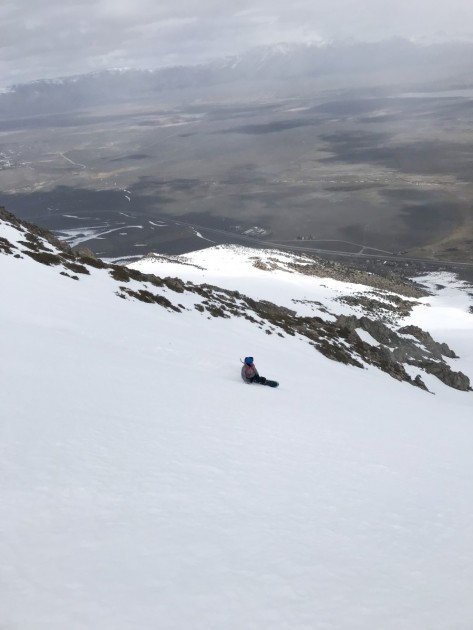 united shapes covert - bottom turns on the smooth corn of the sierra. board: covert.