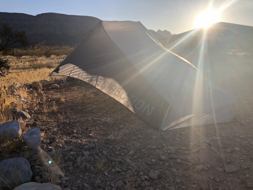 ultimate direction fk tarp - great insurance if you're a bivy bag camper or an excellent option...