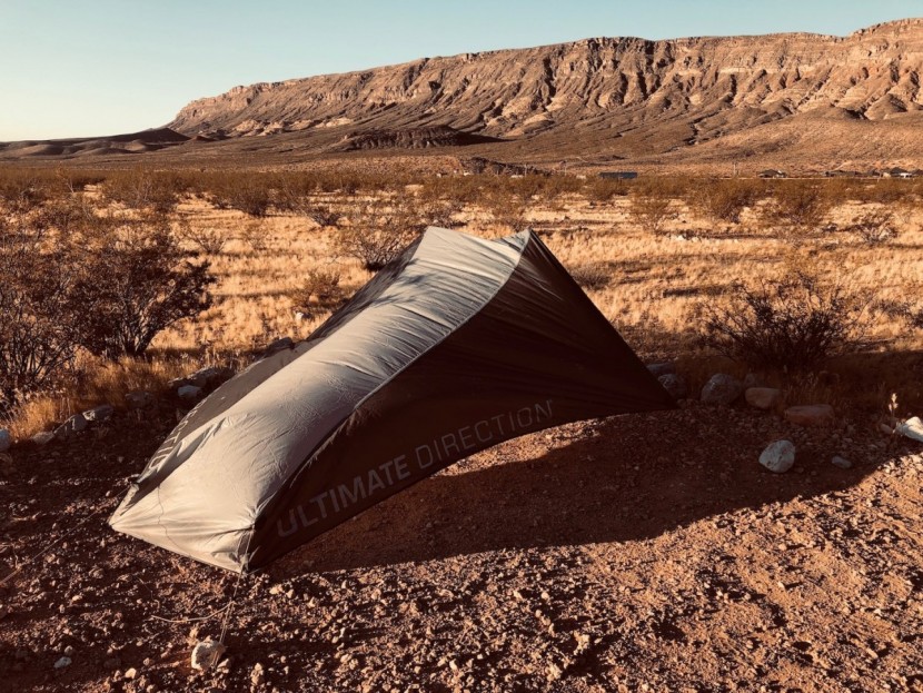 ultimate direction fk tarp - while we are surprised by how well it does in the wind, it's...