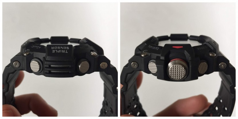 casio gw9400-1 - the five buttons and sensor of the 9400, not including the light...