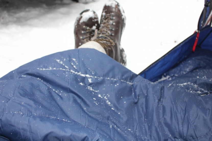 exped megasleep duo 25 - although very thin, this bag's outer shell material is quite...