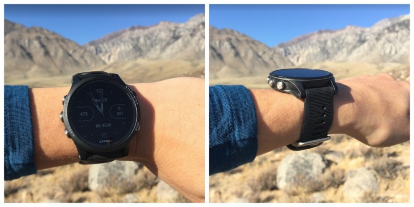 garmin forerunner 935 - we loved that the buttons were responsive and didn't dig into our...